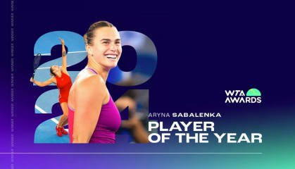 2024WTA年度奖项：郑钦文无缘最佳球员 萨巴伦卡获奖