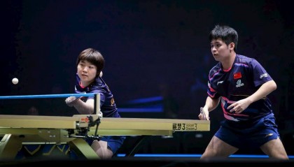 国乒双打亮相全取两胜 “动漫”组合苦战险胜德国组合