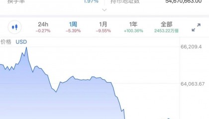比特币暴跌,虚拟货币再遇重挫