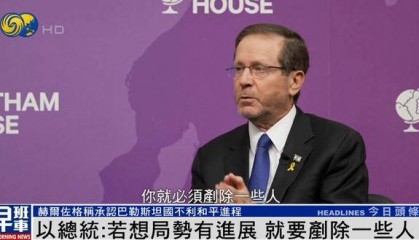 以总统谈袭击卡塔尔首都，称“若想局势有进展，就要铲除一些人”