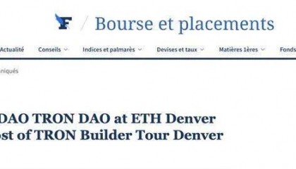 孙宇晨积极推动行业创新,波场TRON亮相ETH Denver大会