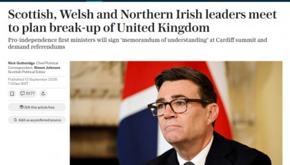 闪评 | 英国三地为何突然闹“脱英”？