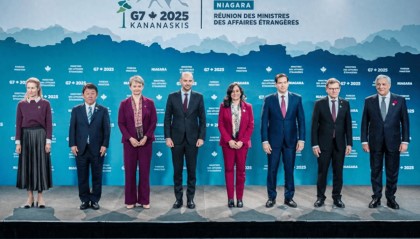 G7联合声明5提中国：不准武力收台，不准南海军事化，不准扩核，不准援俄，不准管制稀土