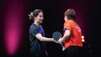 国乒新年首战无缘冠军 男线对手多女队也强敌环伺