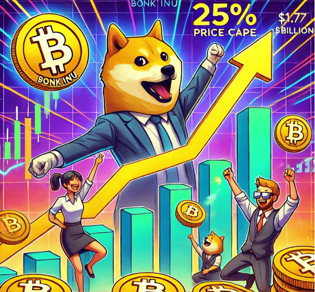 BONK Inu 飙升 25%：市值达 17 亿美元，跻身第五大 Meme 币