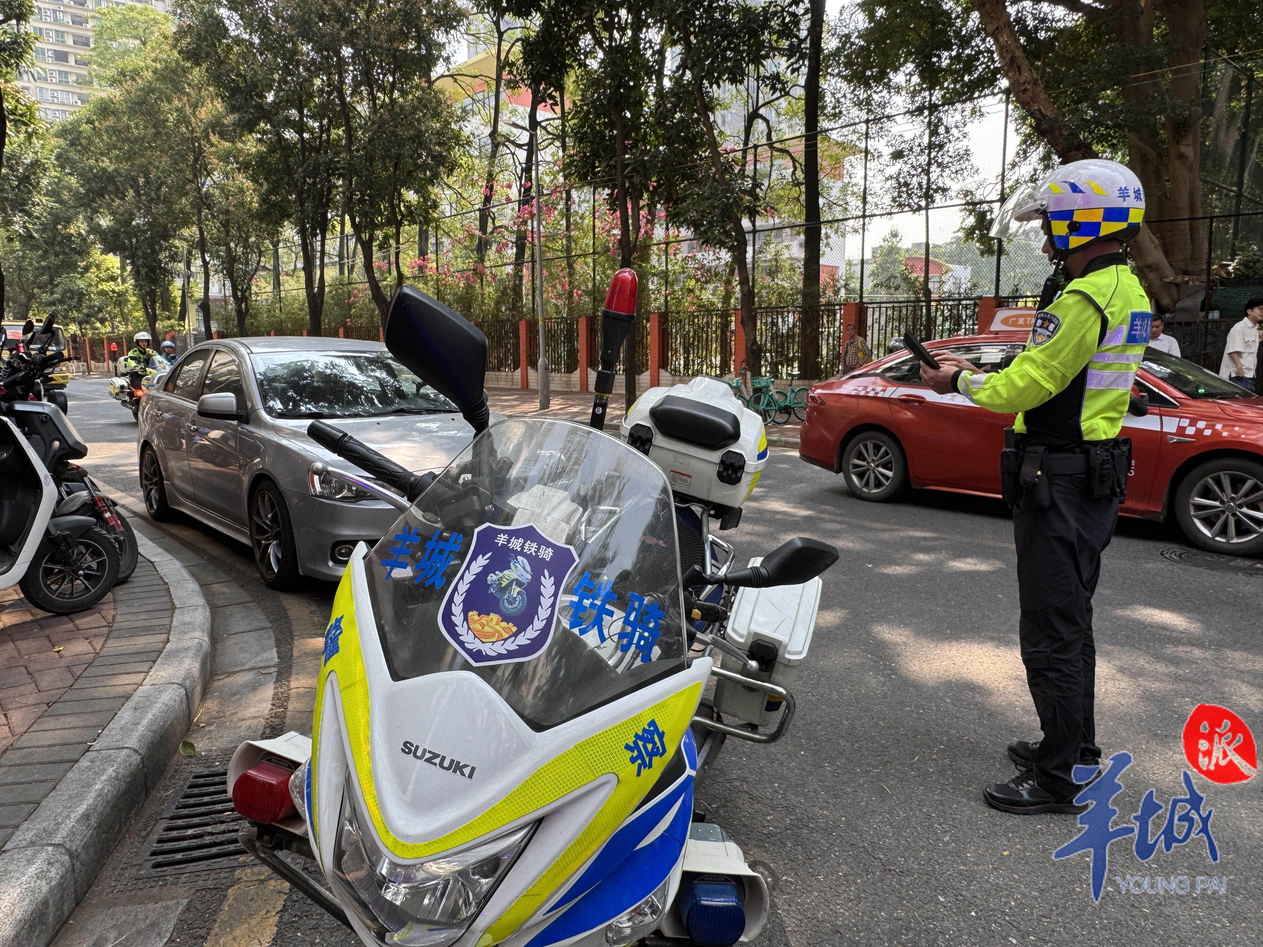 【视频】1小时处罚45宗，让“电鸡”有路可走！广州交警严查违停